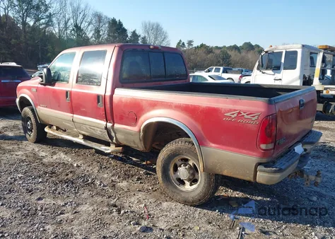 2002 Ford F-350 Lariat/Xl/Xlt из США, поврежденный, VIN 1FTSW31F32EB45342